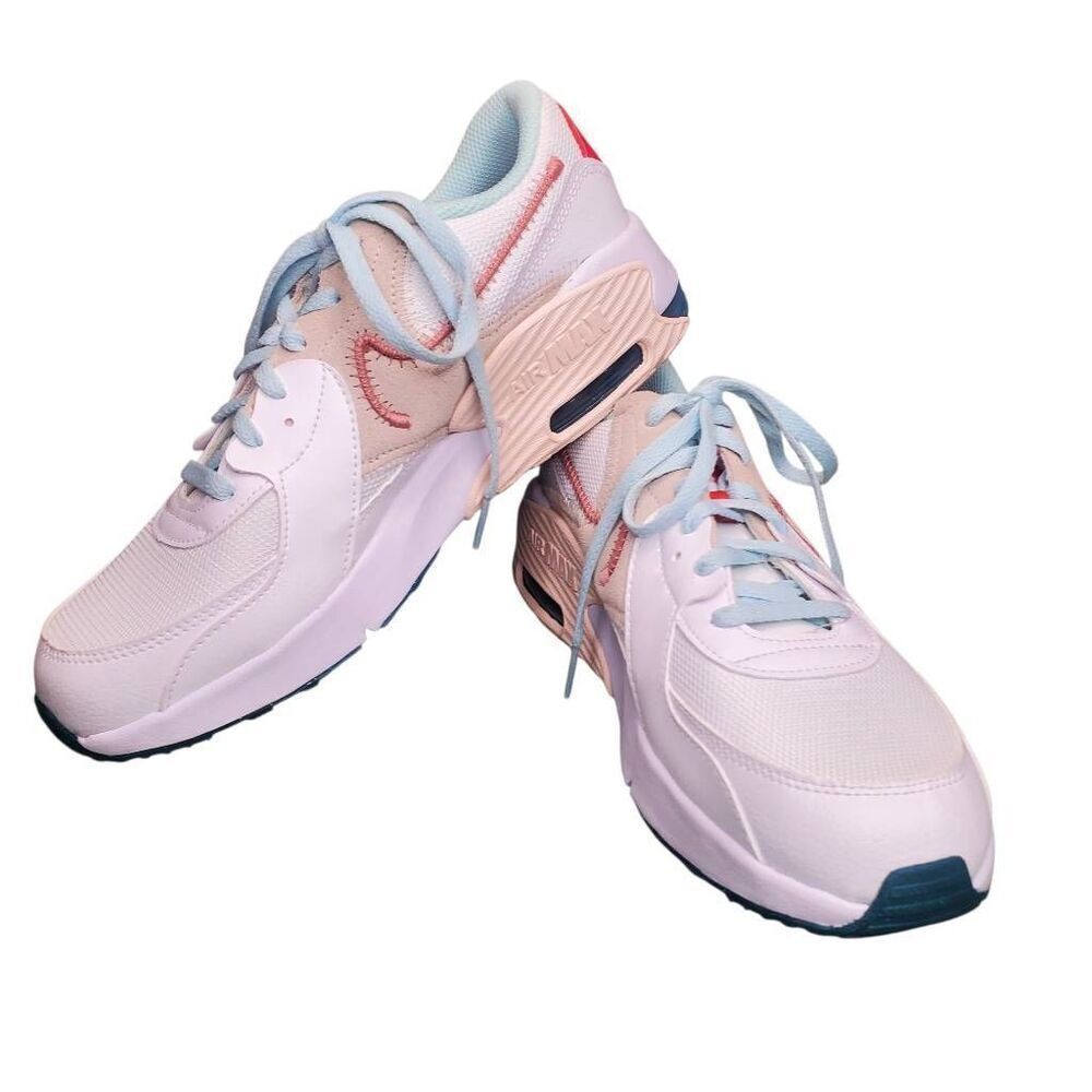 Nike Air Max Excee Gs Sneakers Shoes White Red Stardust Youth 5.5. Womens 6.5-7